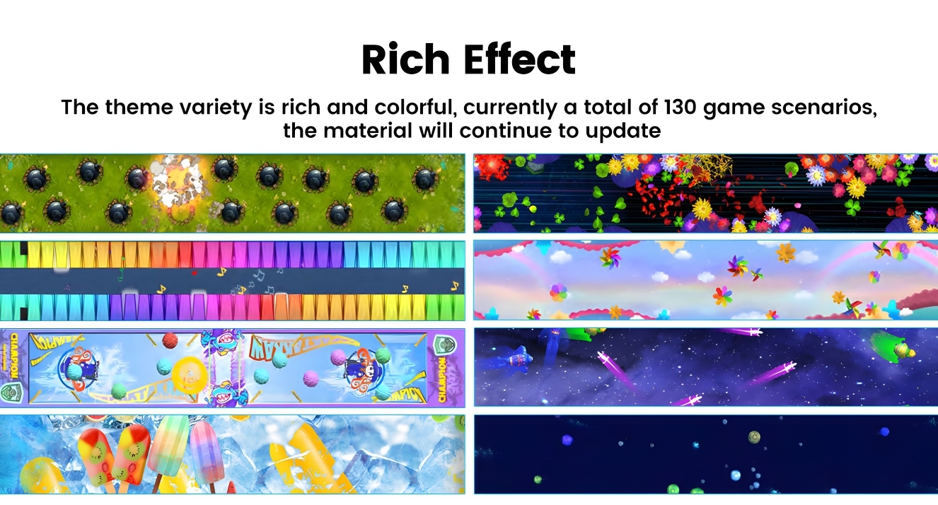 Waterproof Multiple Themes Interactive Ground Projection Game System