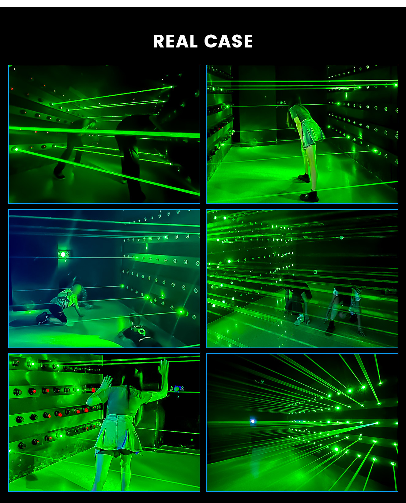 Interactive Game Room Escape Maze Arena Activate Professional Laser ...