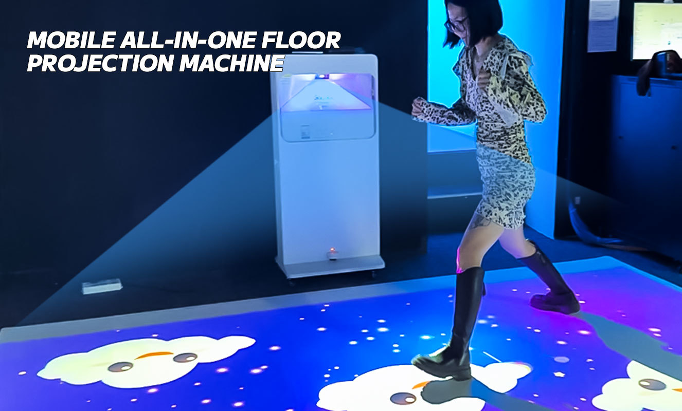 All In One Interactive Game Floor Interactive Projection For Kids