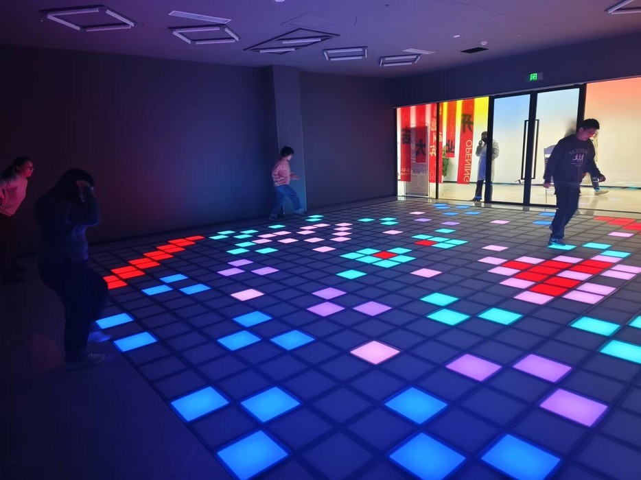 Large Led Interactive Games Interactive LED Floor Games: Boost Venue Traffic & Brand Image