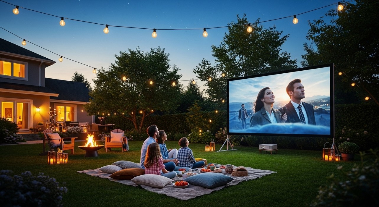 Interactive Backyards How to Turn Your Backyard into a Playground Using an Outdoor Projector