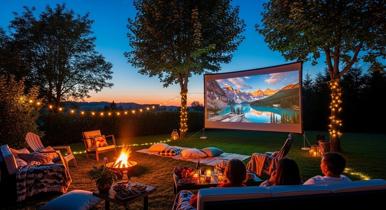 Projection Outside How to Turn Your Backyard into a Playground Using an Outdoor Projector