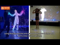 Interactive Gaming Projector Wall Projection System For Amusement Park