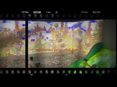 Interactive Wall Projection Games Smashing Balls Interactive Projector System