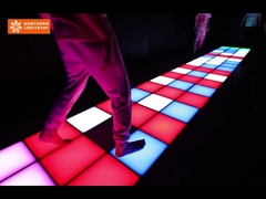 waterproof IP65 30cm*30cm rgb interactive active game led dance floor for game dance room