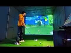 Golf Simulator Leisure Interactive Projection Ar Golf Simulator For Indoor Game Center