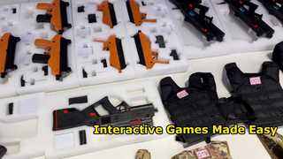 China Manufacturer Kids CS Laser Tag Gun Set Indoor Activity Venues Multiplayer Battle Game Equipmen