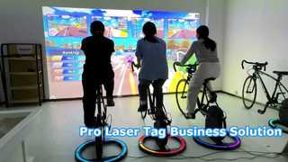 Gamified Cycling Interactive Projection Smart Fitness System