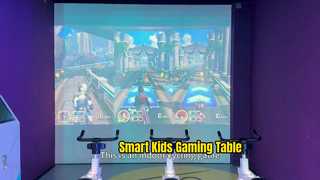 This is an indoor cycling game specifically designed for teenagers. It has two modes: quiz racing an