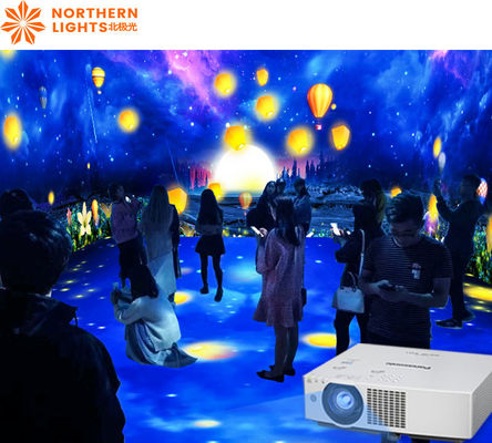 Good price Northern Lights Immersive Room Projector 3200 Lumens Interactive Floor Projection online