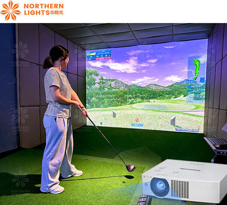 Good price 3d Indoor Profitable Golf Simulator System Professional Training Golf Simulator online