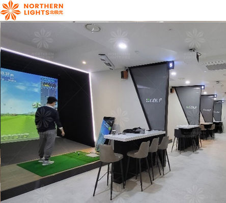 Good price Golf Screen Interactive Projection Ar Golf Sport Simulator For Sport Amusement Park online