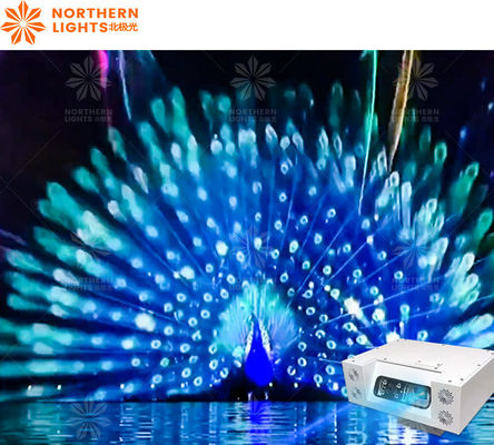 Good price National Park Dancing Pond Water Fountain Water Screen Interactive Projection Mapping With Laser Projector online