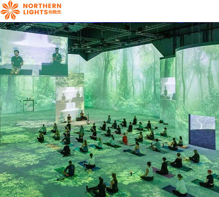 Good price Yoga Studio Holographic Projection Digital Art 360 Immersive Projection Experience Room online