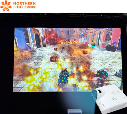 Good price Northern Lights Attractive Sensing Mech Warrior Wall Projection Interactive Game Machine online