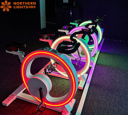 Good price Indoor Outdoor Playground Facilities Dynamic Racing Interactive Projection Bike Game online