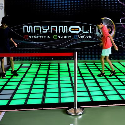 Good price LED Dance Floor Tiles Jumping Grid For Amusement Park Factory Direct Sale online