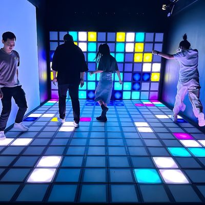 Good price Active Floor Game Room Super Grid 30x30cm Interactive Led Gaming Light Tiles online