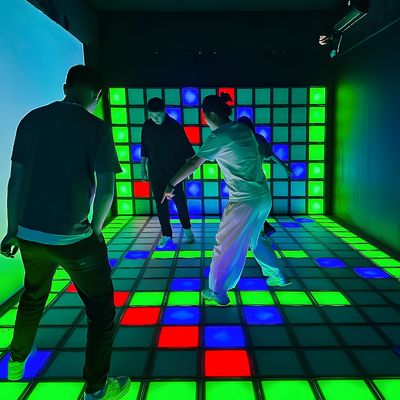 Good price Led Grid Game Light Indoor Led Touch Gaming Floor Megagrid Interactive Game Activate Games System online