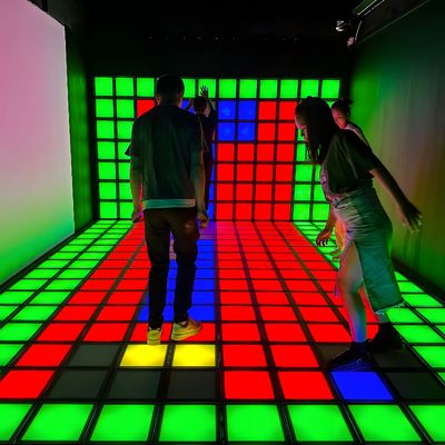 Good price Led Floor 30x30cm Interactive Light Active 99 Game Interactive Dance Floor Game Room online