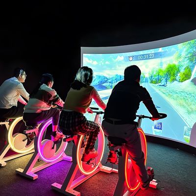 Good price Exercise Bike With Video Projector Interactive Projection Game Cycling Simulator online
