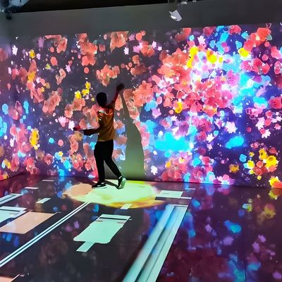 Good price Immersive 360 Projection Interactive Wall Projector 3 Channels online