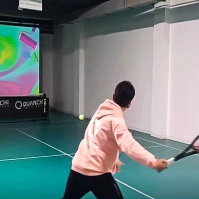 Good price 2024 New Hot Sale Indoor Intelligent Simulation Tennis Experience Hall Sports online