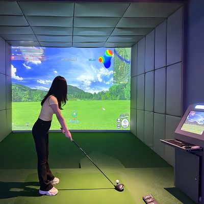 Good price Factory Direct Golf Simulator Indoor Family Golf Screen Interactive Projection online