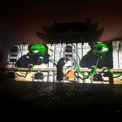 Good price Mapping 3D Facade Projector Hall Architecture Projective Texture Animation Curved Screen online