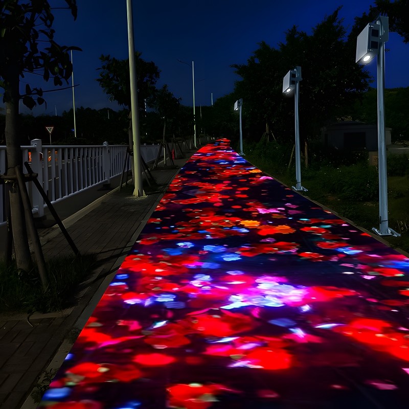 Waterproof 3500 Lumens Ground Interactive Floor Projector For Schools