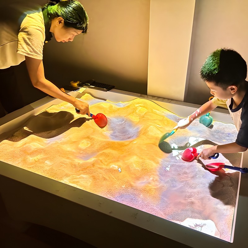 Interactive Magic Sandbox Game System Ar Sand Table Interactive Projection