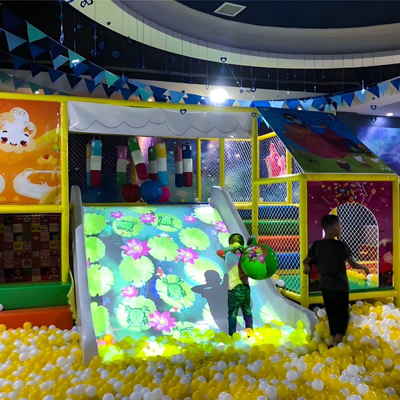 Interact Slide Game Interactive Projection Game For Shopping Mall Amusement