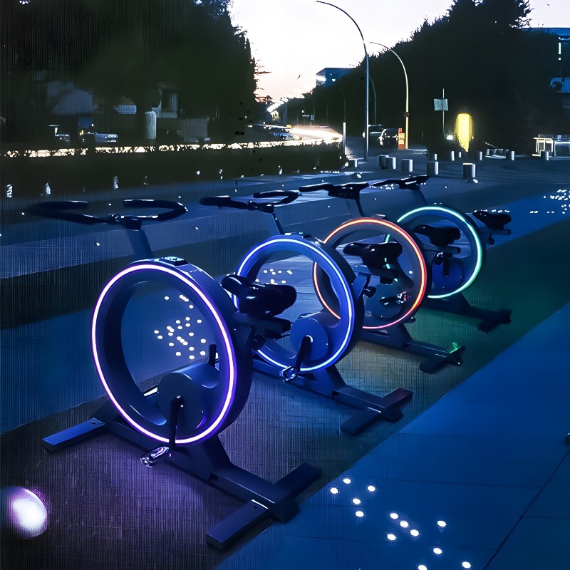 VR Interactive Gaming Projector System Bicycle Interactive Games Projector