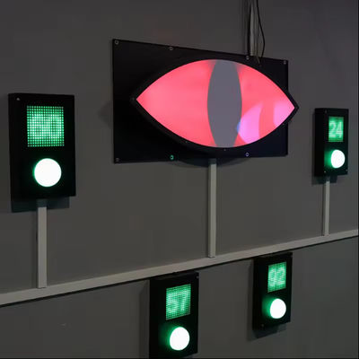 Good price Wall Interactive Hide Push Button Counting Number Led Light Activate Game Evil Eyes online