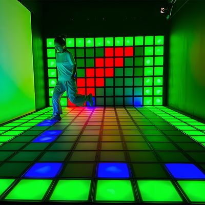 Good price Factory Supply 30x30cm Wired Interactive RGB Activate Game LED Dance Floor online