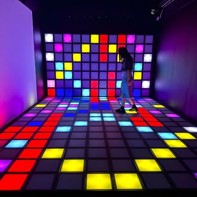 Good price Interactive Wired RGB Activated Game LED Dance Floor 30*30cm Factory Supply online