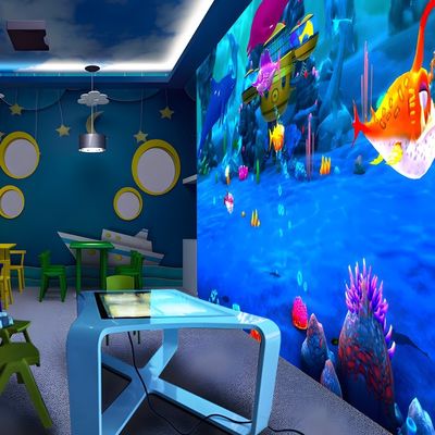 Good price Amazing Magic Painting Wall Projection Multiplayer Interaction Touch Table Interactive Game Interactive Projection For Children online
