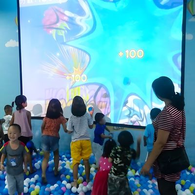 Quality Indoor Playground Interactive Projection Game with 35 Games, 3400 Lumens Brightness and 1024*768 Resolution factory