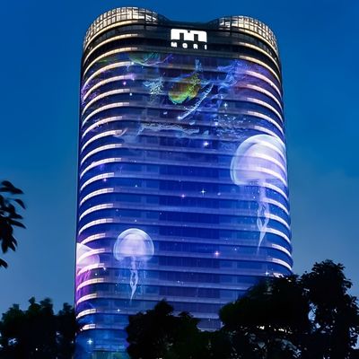 Good price Large Scale 3D Mapping Projection Video Animation Building 3D Video Facade Mapping online