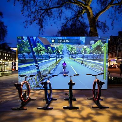 Good price Interactive Dynamic Bicycle Racing Projection Game Health Sports Projection Game online