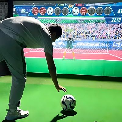 Good price Indoor Games Robot Goalkeeper Shooting Game Intelligent Interactive Football online