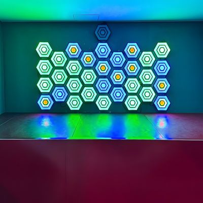 Good price New Active Game Room LED Sensor Induced Interactive Light Hexagon Activate Games Arena online
