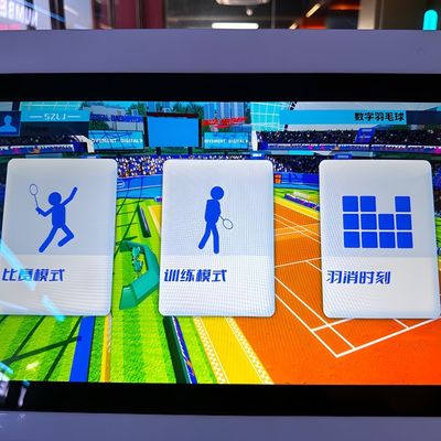 Good price Interactive Projection Badminton Hall Simulates Automatic Launching Throwing Machine online