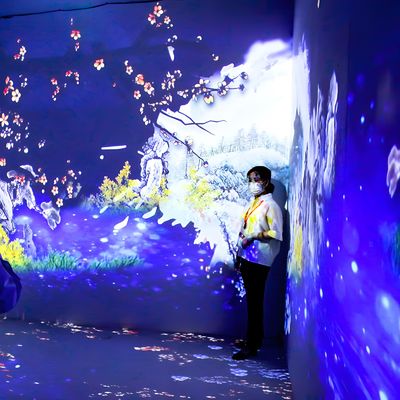 Good price 3d Hologram Immersive Wall Multichannel Floor Projection For Hotel online