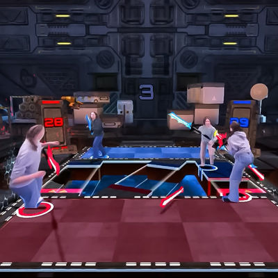 Good price AR Interactive Projector Games Laser Sword Duel Immersive Room Playground online