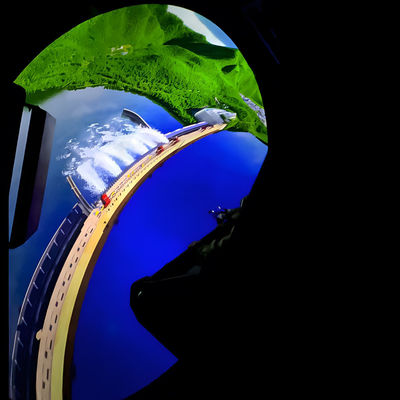Good price Amusement Park Virtual Reality 9d Cinema Flying Cinema Dome Screen online