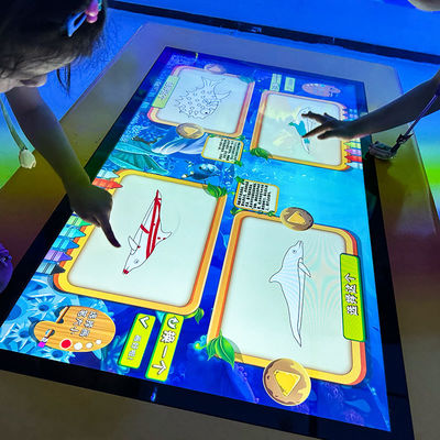 Good price AR 3D Interactive Magic Drawing Projector LCD Touch Screen Projection Game Wall for Kids Educational Home online