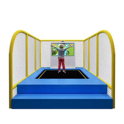 Good price Indoor 55 Inch All-in-one Kinect Screen Interactive Games Trampoline Park Kids Playground Jumping AR Trampoline for Children online