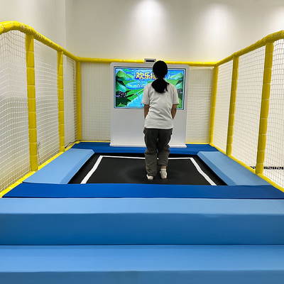 Good price Interactive Trampoline Park with 6 Games for Kids and Adults 100-240V online