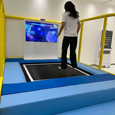 Good price Children's Indoor Interactive Trampoline Playground HD Screen Interact Projection Kinect Sensor Metal Interactive Jumping Sport online